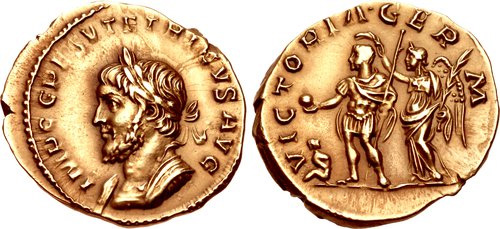 tetricus ist roman coin aureus